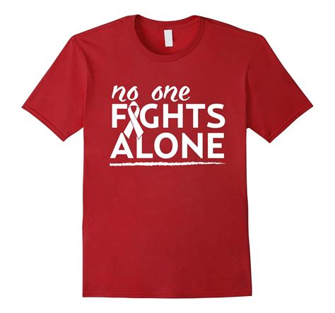 Unite Against Cancer with No One Fights Alone Shirt